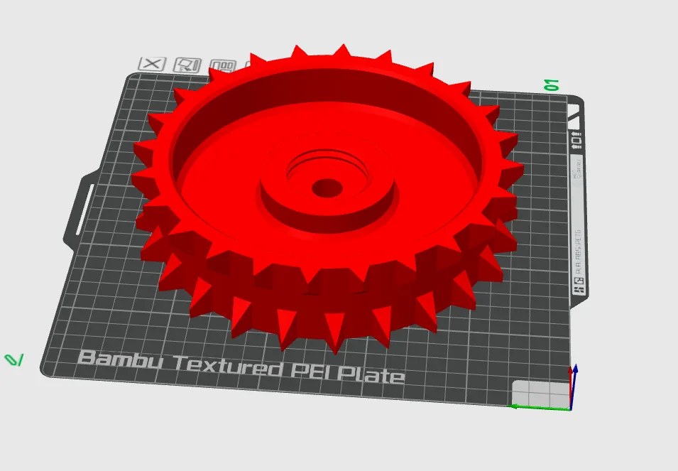 Raudoni ir juodi Dreame A1 Spike Wheels V3 ratai