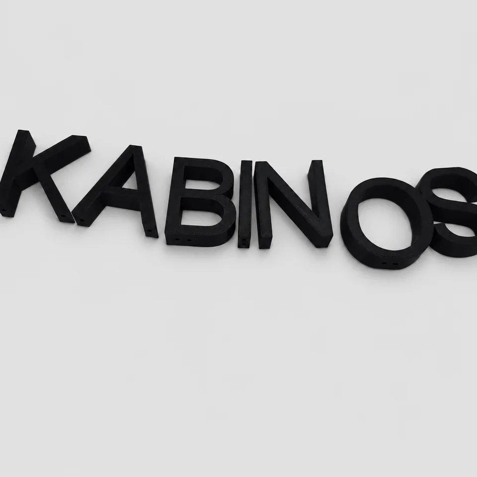 Užrašas „KABINOS“ – nuotrauka 1